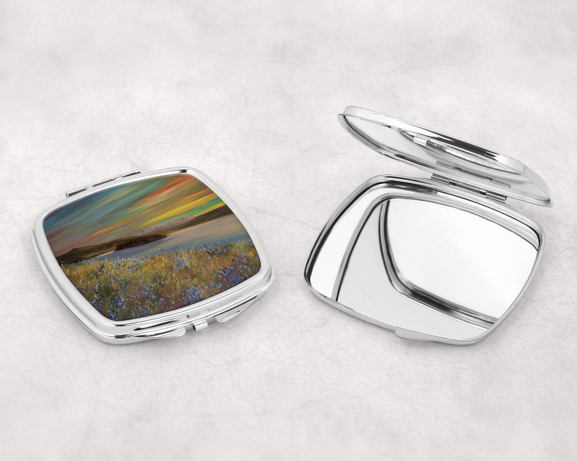 Portree Sunset Compact Mirror